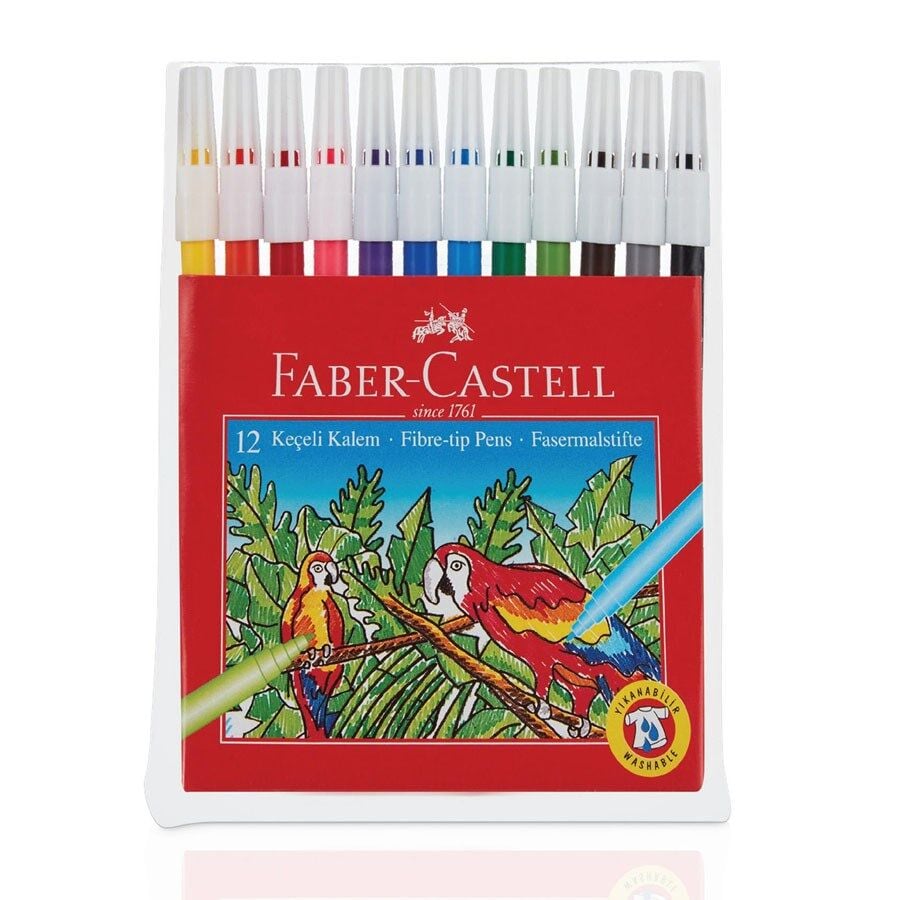 Faber Castell Keçeli Kalem 12'li