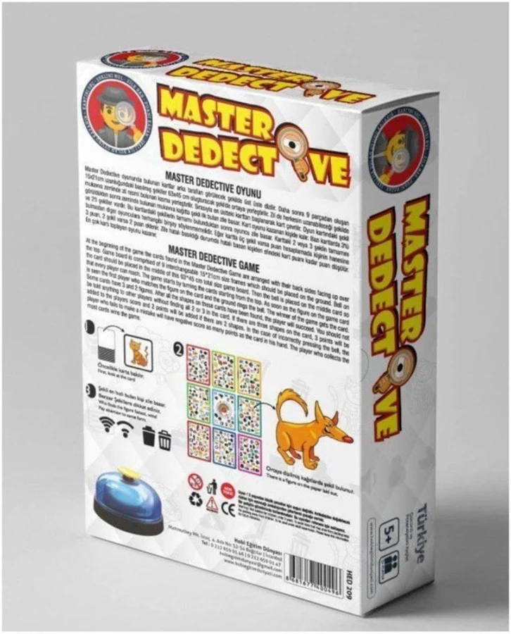 Master Dedective Dikkat ve Zeka Oyunu - Hobi Eğitim