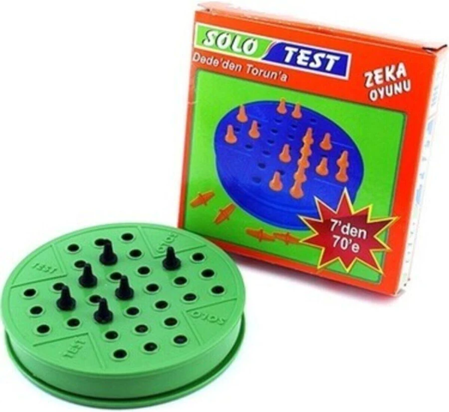 SOLO Test Zeka Oyunu Renkli Eğlenceli Tasarım 6 Yaş ve Üstü Strateji Geliştirici Oyun