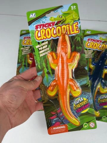 Sticky Crocodile Timsah Esnek Yapışkanlı Oyuncak
