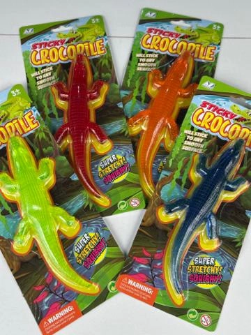 Sticky Crocodile Timsah Esnek Yapışkanlı Oyuncak