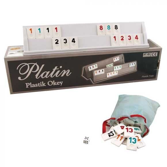 Star Platin Plastik Okey Takımı